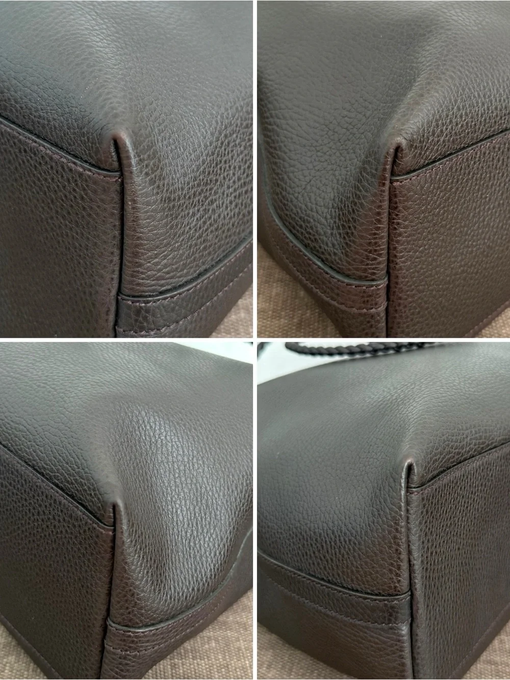 Authentic Gucci Gifford tote bag brown leather gold hardware medium